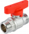 Кран шаровой FAR 3/4", НР, красн. бабочка, хром Кран шаровой FAR 3/4", НР, красн. бабочка, хром